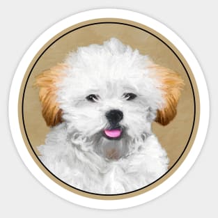 Lhasa Apso Puppy Sticker